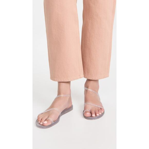 Ancient Greek Sandals Eleftheria Jelly Sandals Clear/Lavender Size 37 - Picture 6 of 6